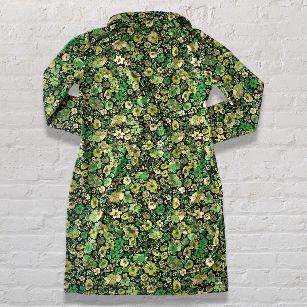 Zara Retro Floral Mini Dress - Picture 2 of 5